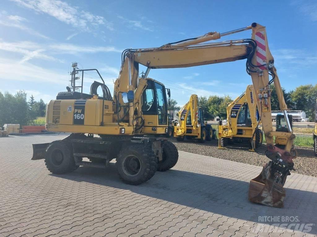 Komatsu PW160-8 Wheeled excavators