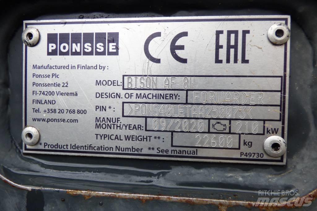 Ponsse Bison AF Forwarders