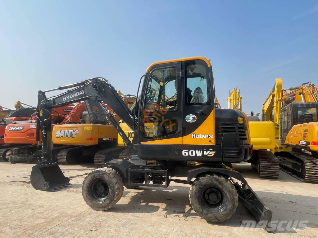 Hyundai 60 W Wheeled excavators