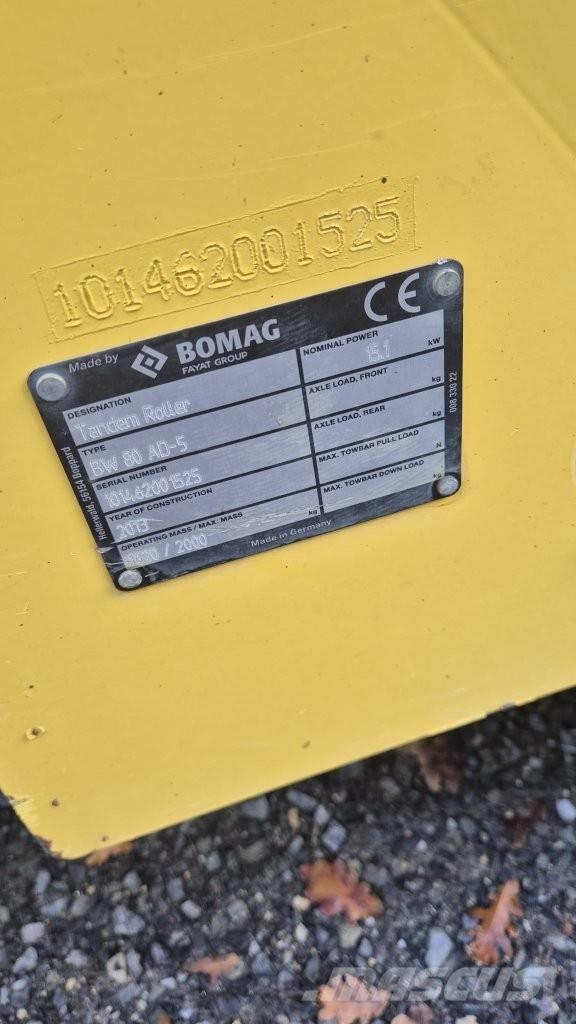 Bomag BW 80 AD-5 Twin drum rollers