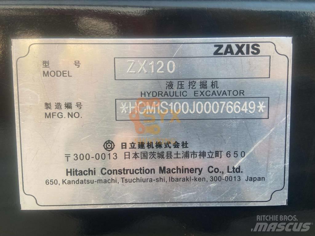 Hitachi ZX 120 Crawler excavators