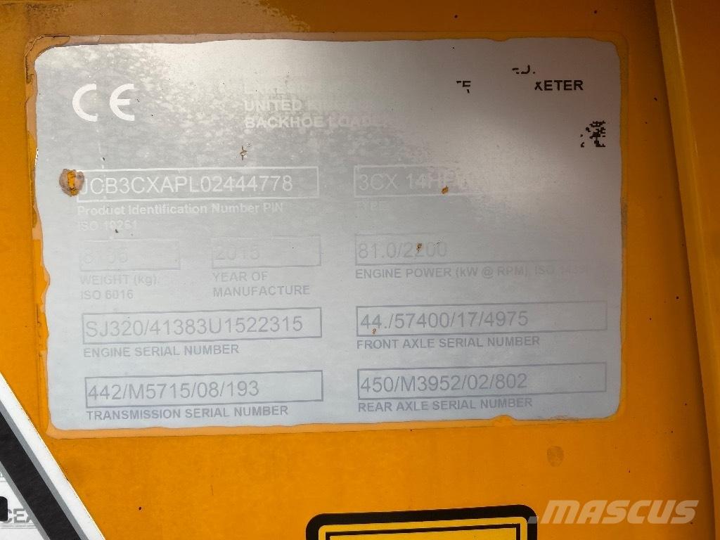 JCB 3 CX Contractor Backhoe