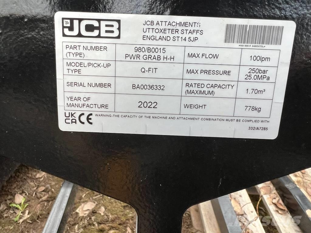 JCB 980/B0007 Grab Other loading and digging and accessories