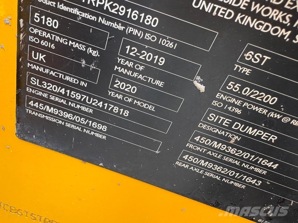 JCB 6 ST Site dumpers