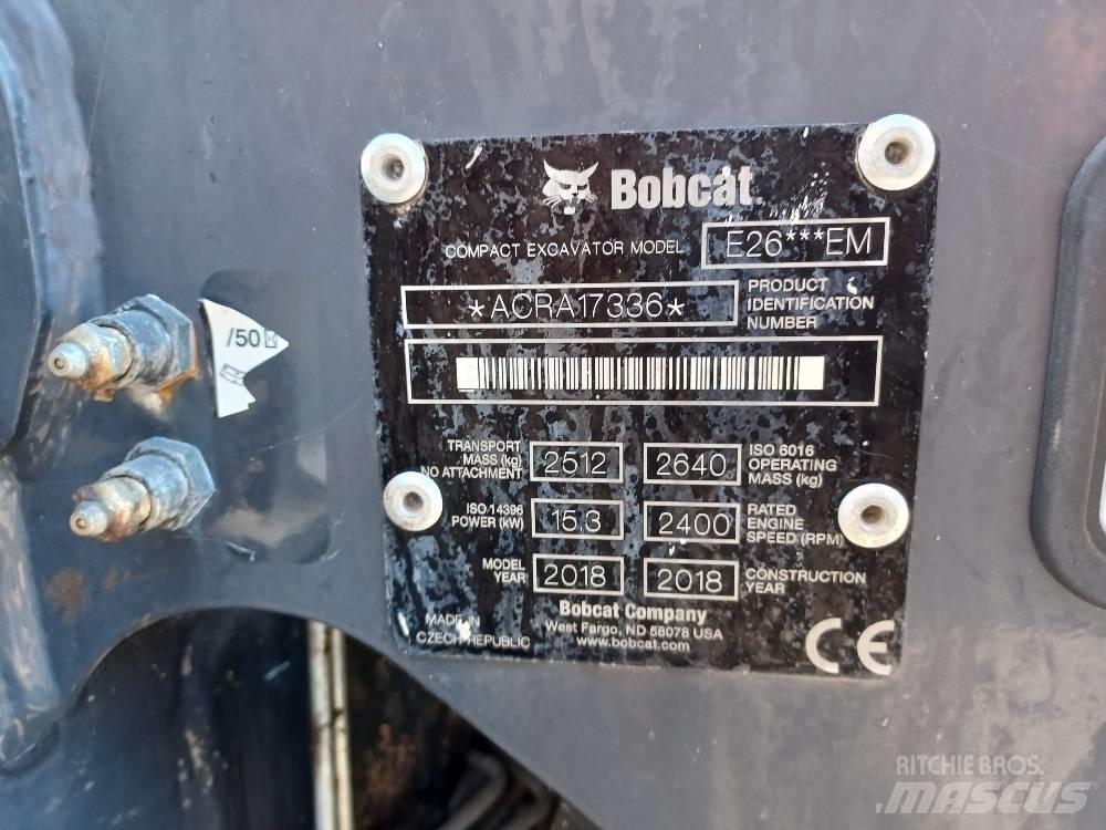 Bobcat E 26 Mini excavators < 7t (Mini diggers)