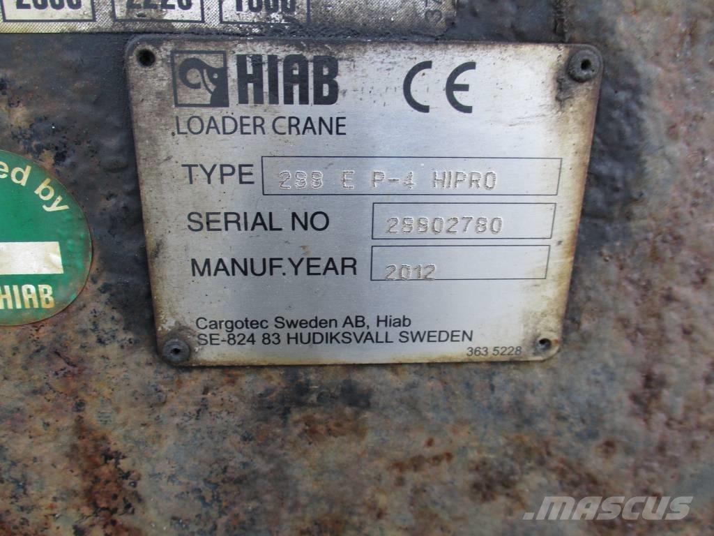 Hiab 288E p-4 Hipro Loader cranes