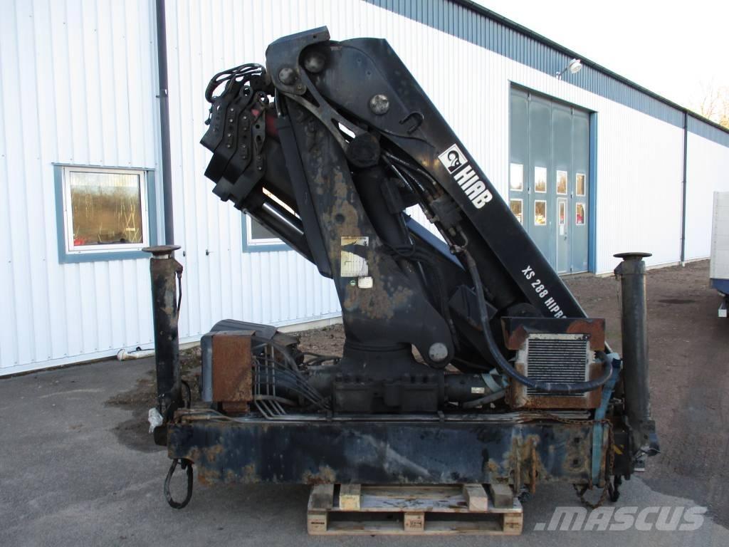 Hiab 288E p-4 Hipro Loader cranes