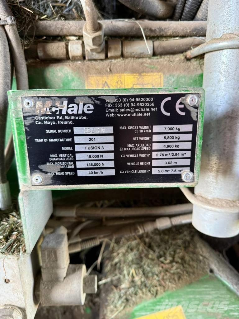 McHale Fusion 3 Plus Round balers