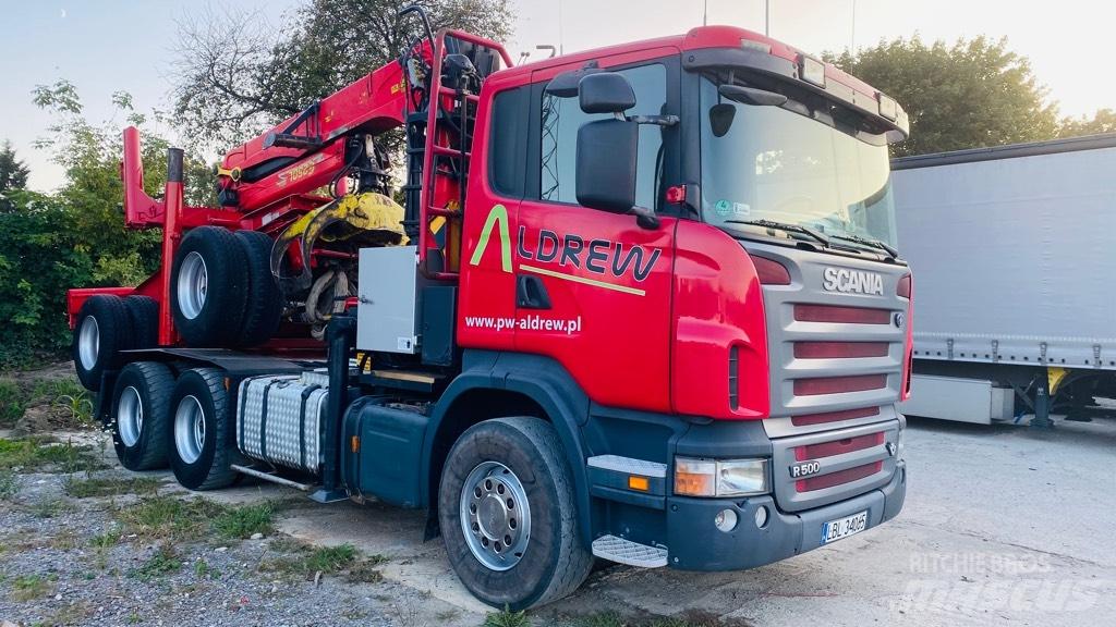 Scania R500 Timber trucks