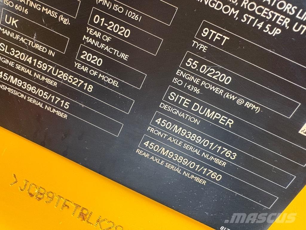 JCB 9TFT Site dumpers