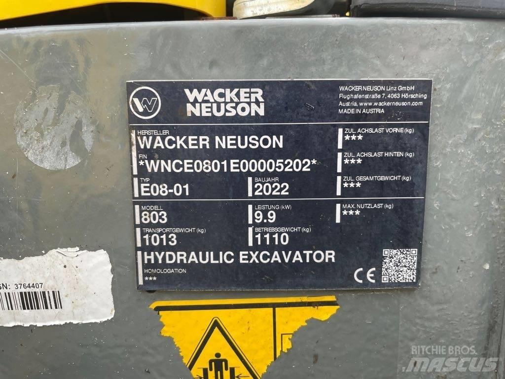 Wacker Neuson 803 Crawler excavators