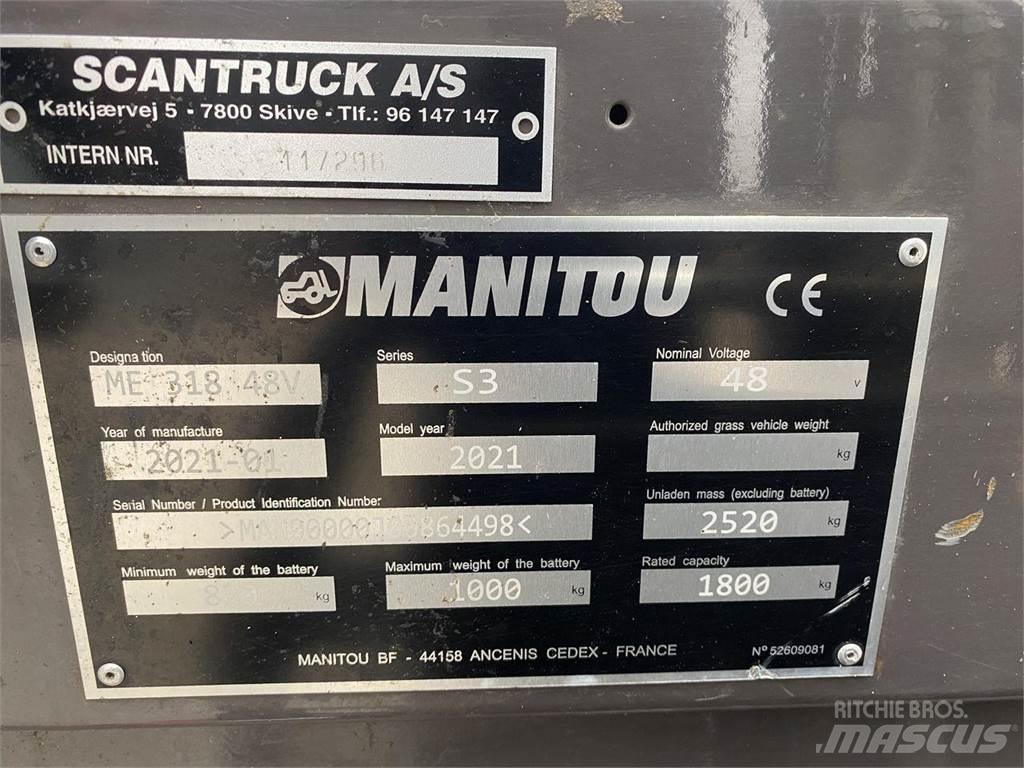 Manitou ME318 Electric forklift trucks