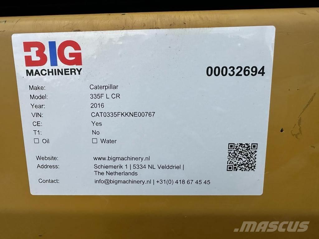 CAT 335F L CR Crawler excavators