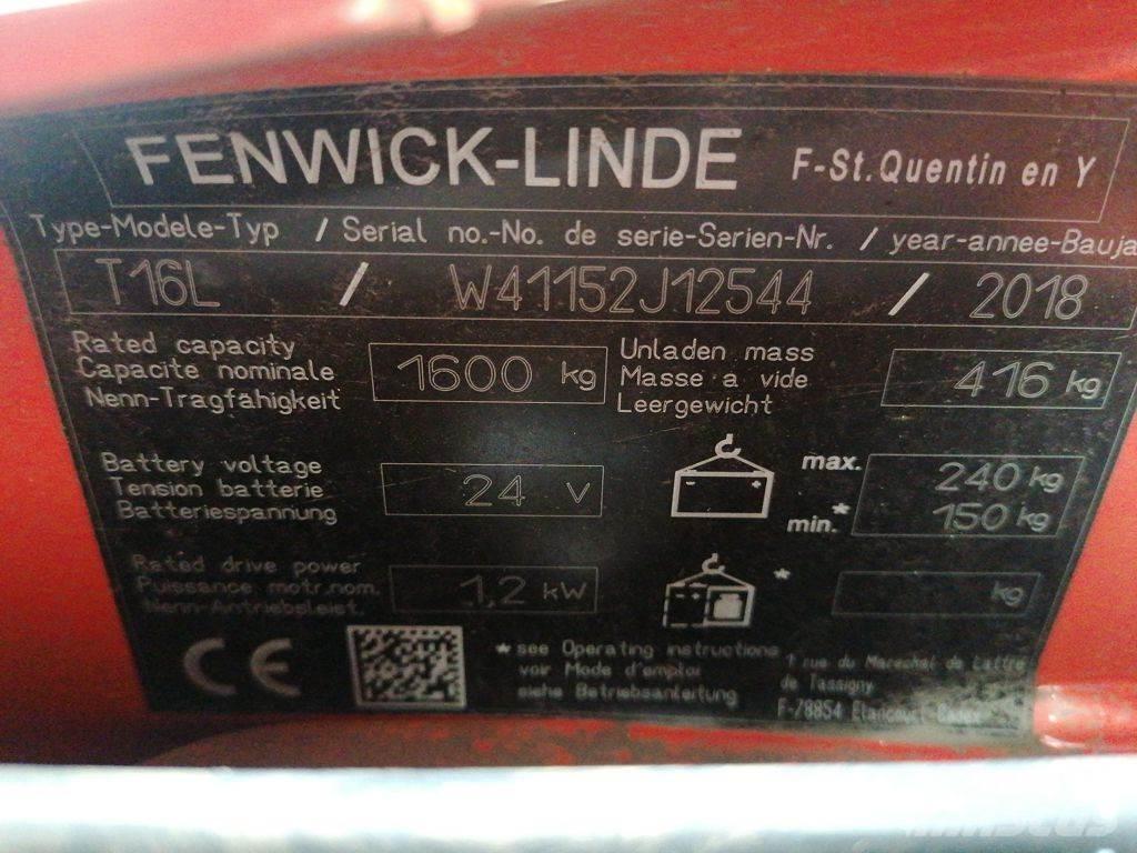 Linde T16L Low lifter