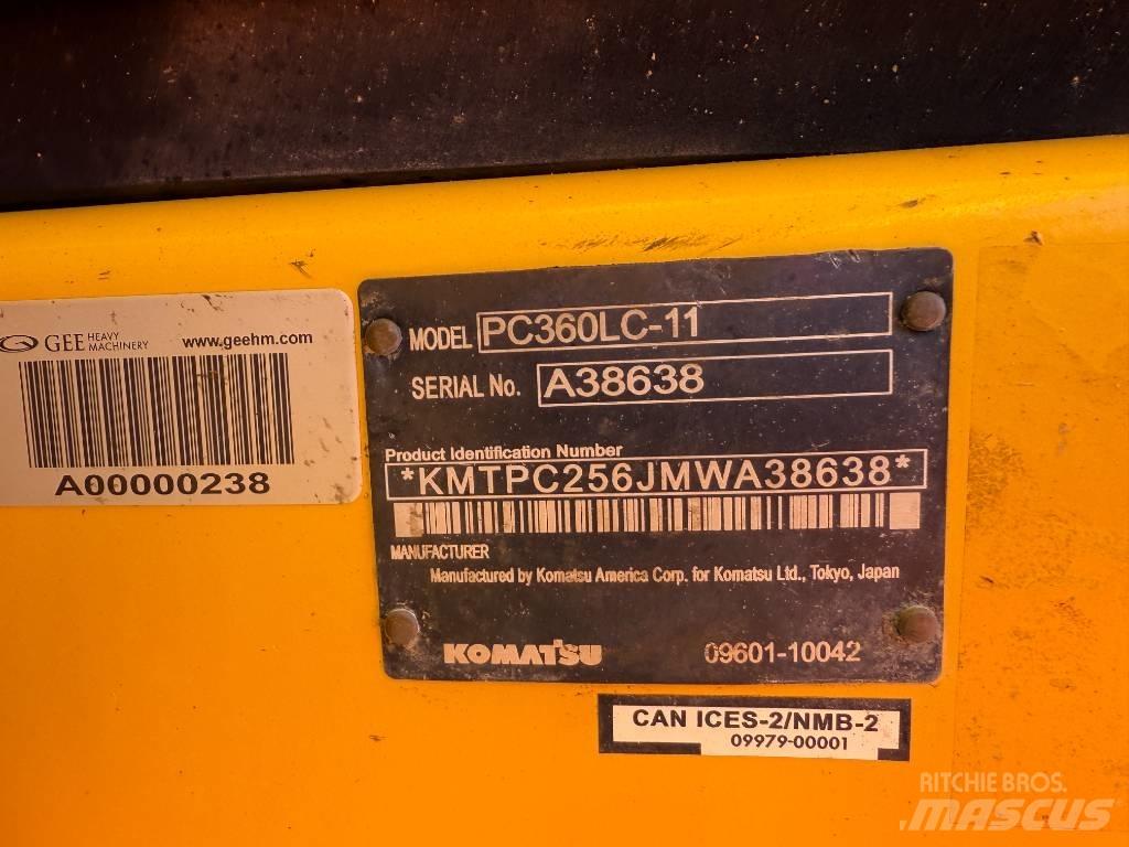 Komatsu PC360LC-11 Crawler excavators