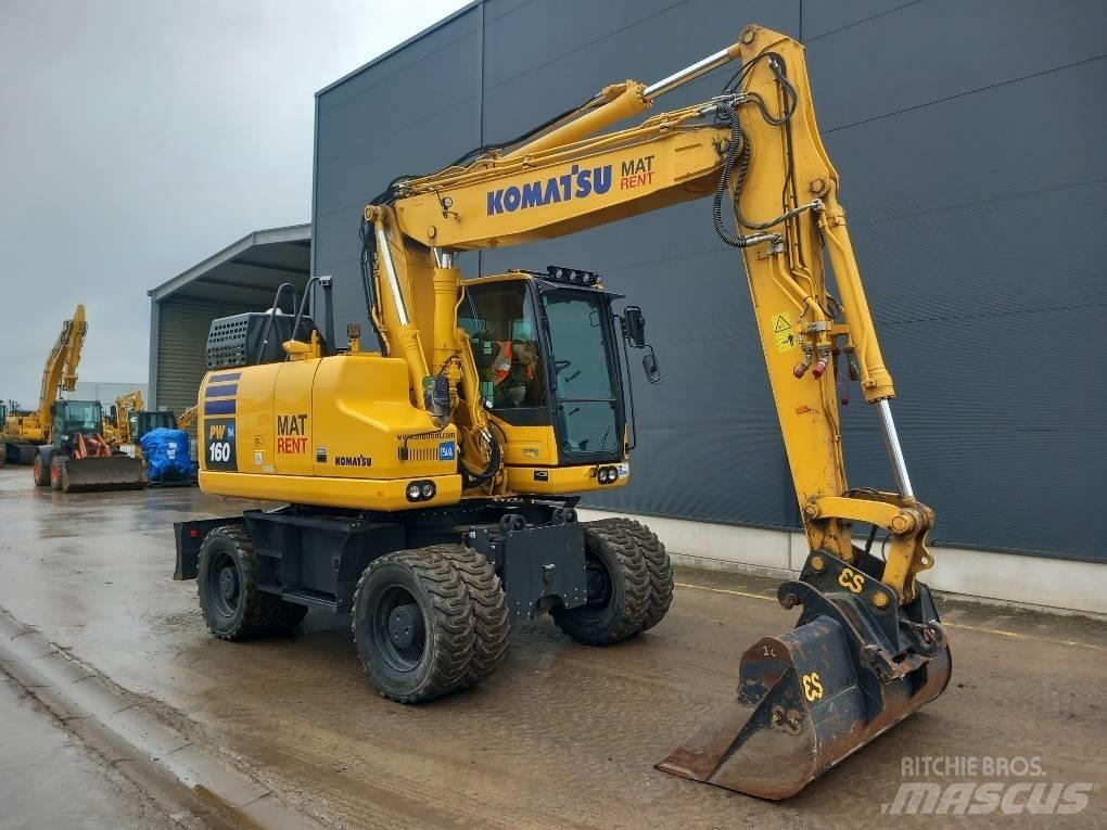 Komatsu PW160-11E0 Wheeled excavators