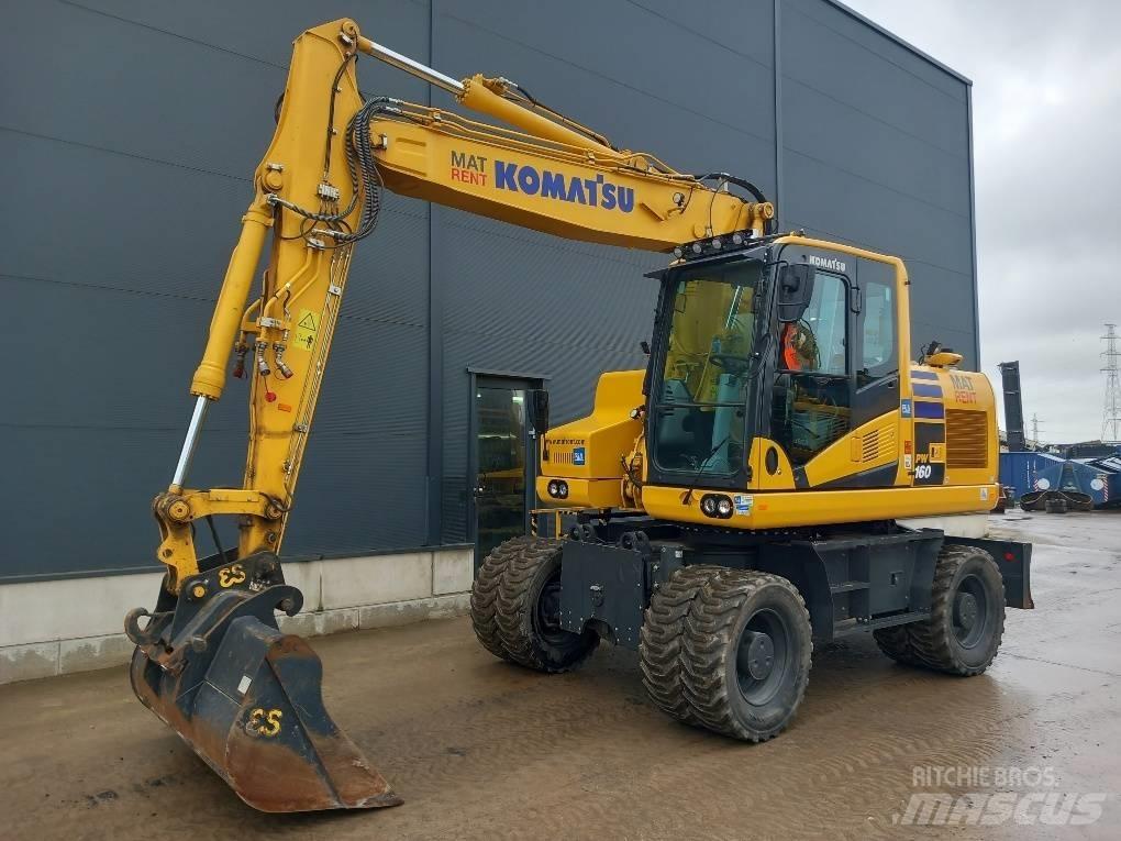 Komatsu PW160-11E0 Wheeled excavators