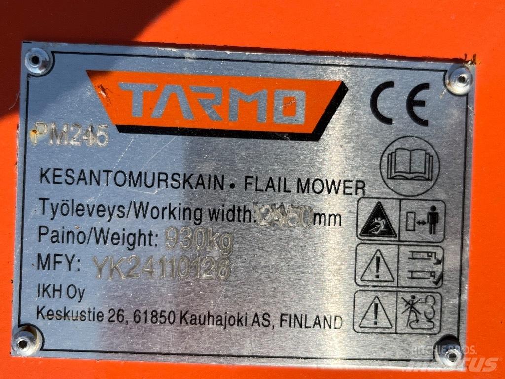 Tarmo PM 245 Pasture mowers and toppers