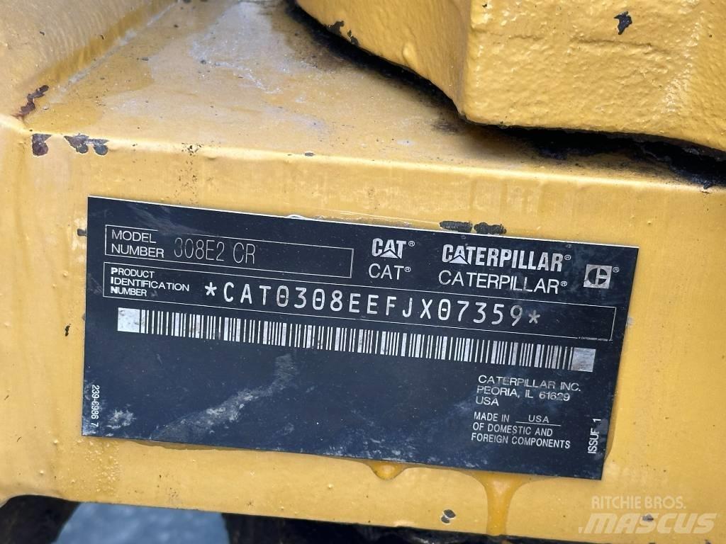 CAT 308 E 2 CR Mini excavators  7t - 12t