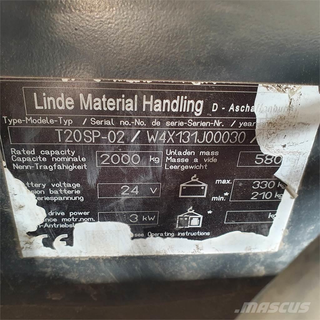 Linde T20SP kurz Low lifter