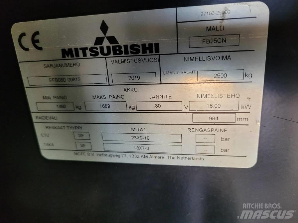 Mitsubishi FB 25 CN Electric forklift trucks