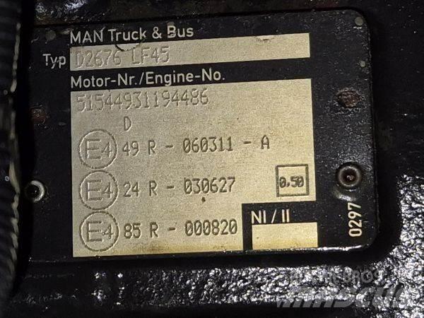 MAN D2676 LF45 Engines