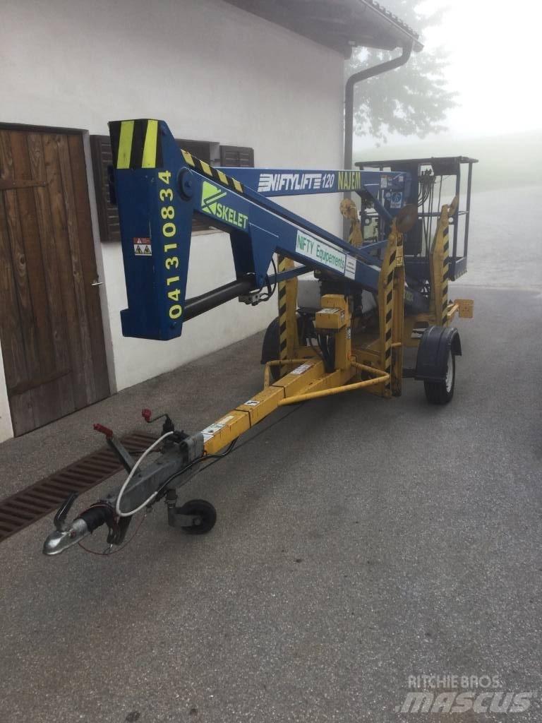 Niftylift 120HDE Trailer mounted platforms