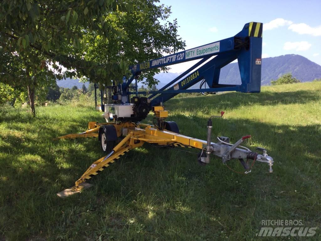 Niftylift 120HDE Trailer mounted platforms