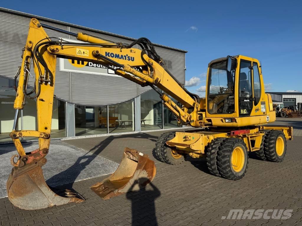 Komatsu PW 110 Wheeled excavators