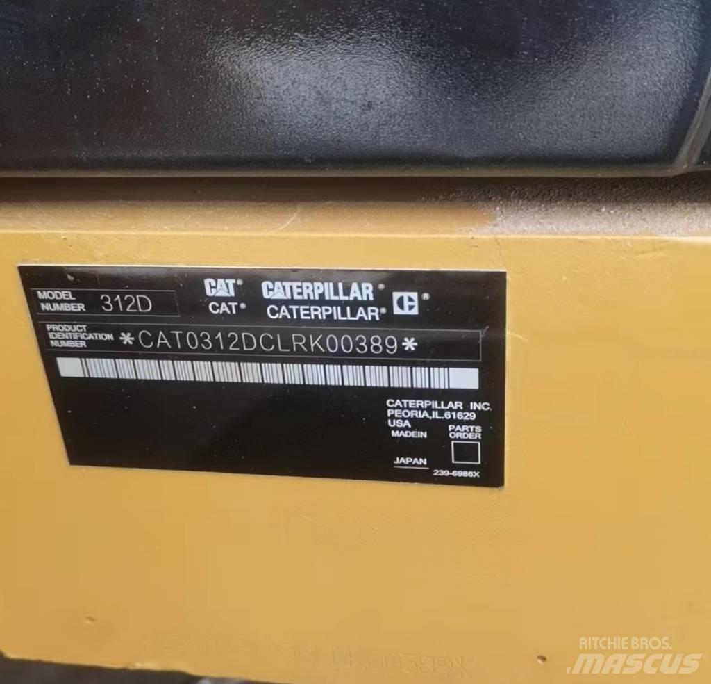CAT 312 D Crawler excavators