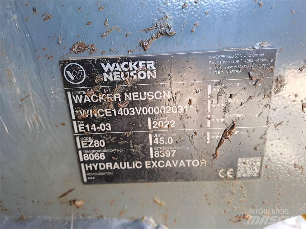 Wacker Neuson EZ80 Crawler excavators