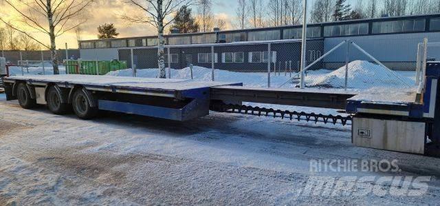 HRD Jumbo Flatbed/Dropside semi-trailers