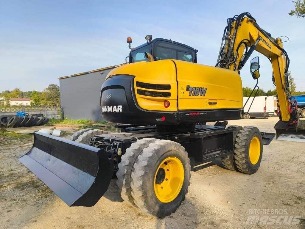 Yanmar B 110 W Wheeled excavators