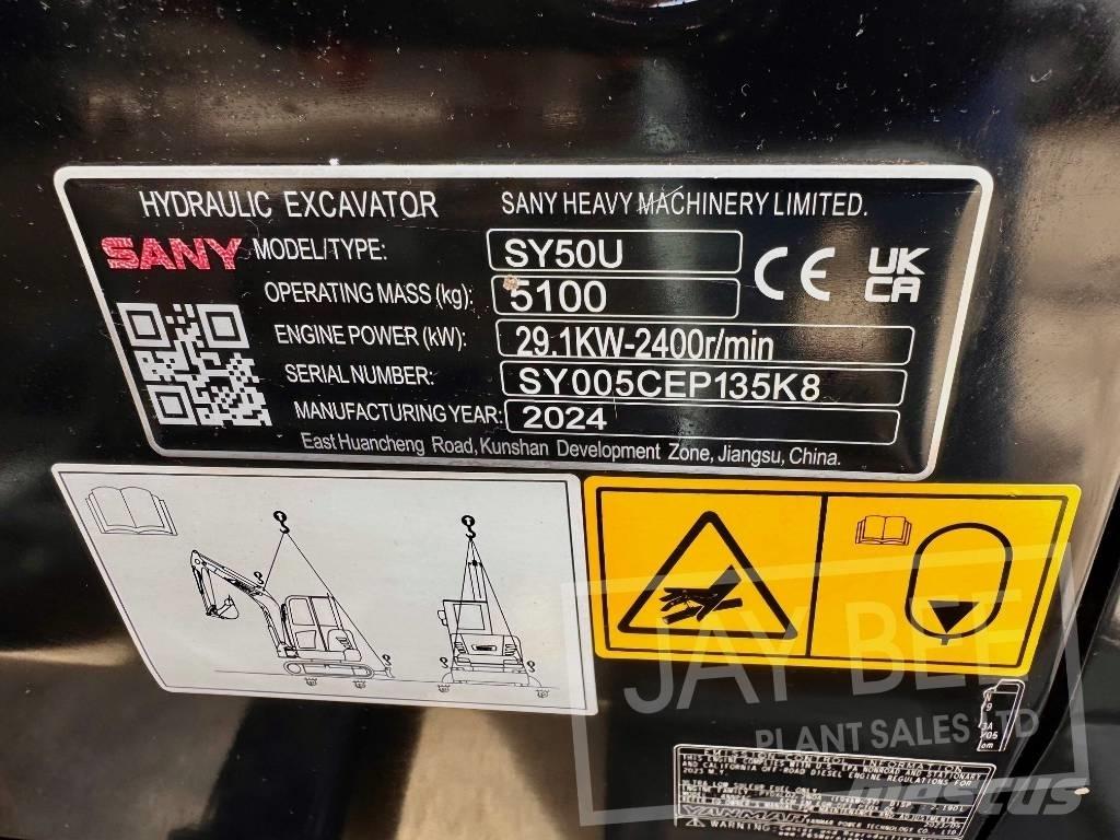Sany SY 50 U Mini excavators < 7t (Mini diggers)