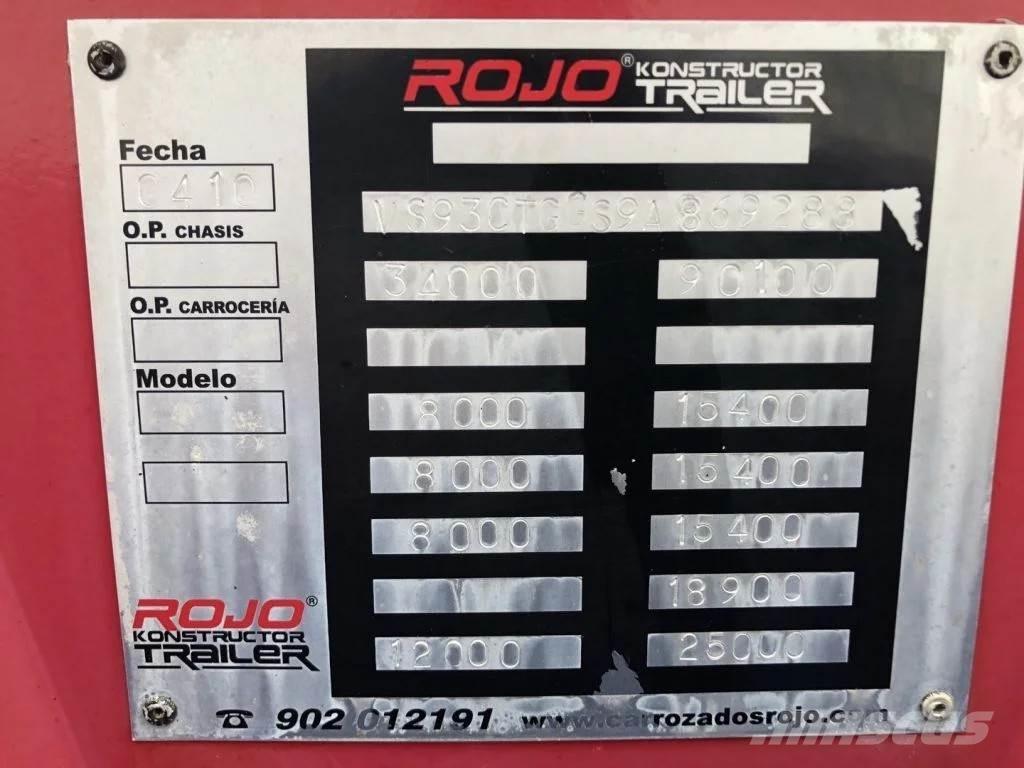  ROJO 1+ 3 LOWLOADER Low loader-semi-trailers