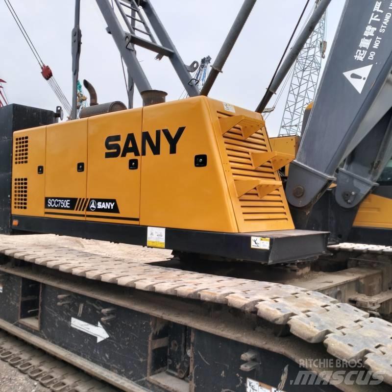 Sany SCC 750 E Track mounted cranes