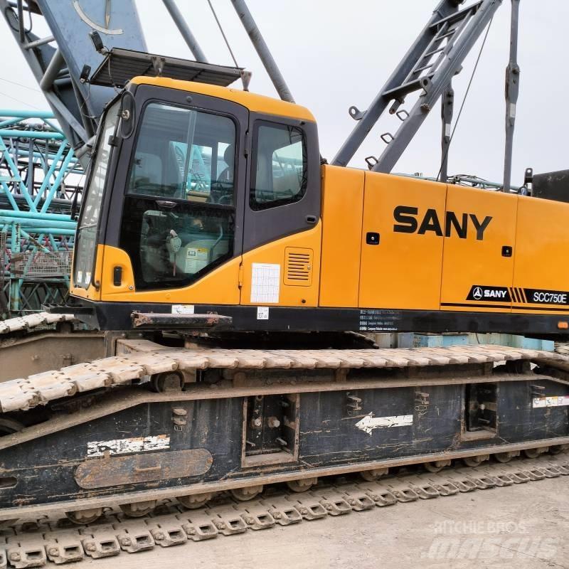 Sany SCC 750 E Track mounted cranes