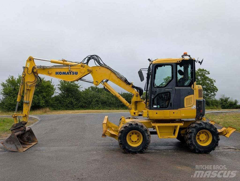Komatsu PW 98 MR-8 Wheeled excavators