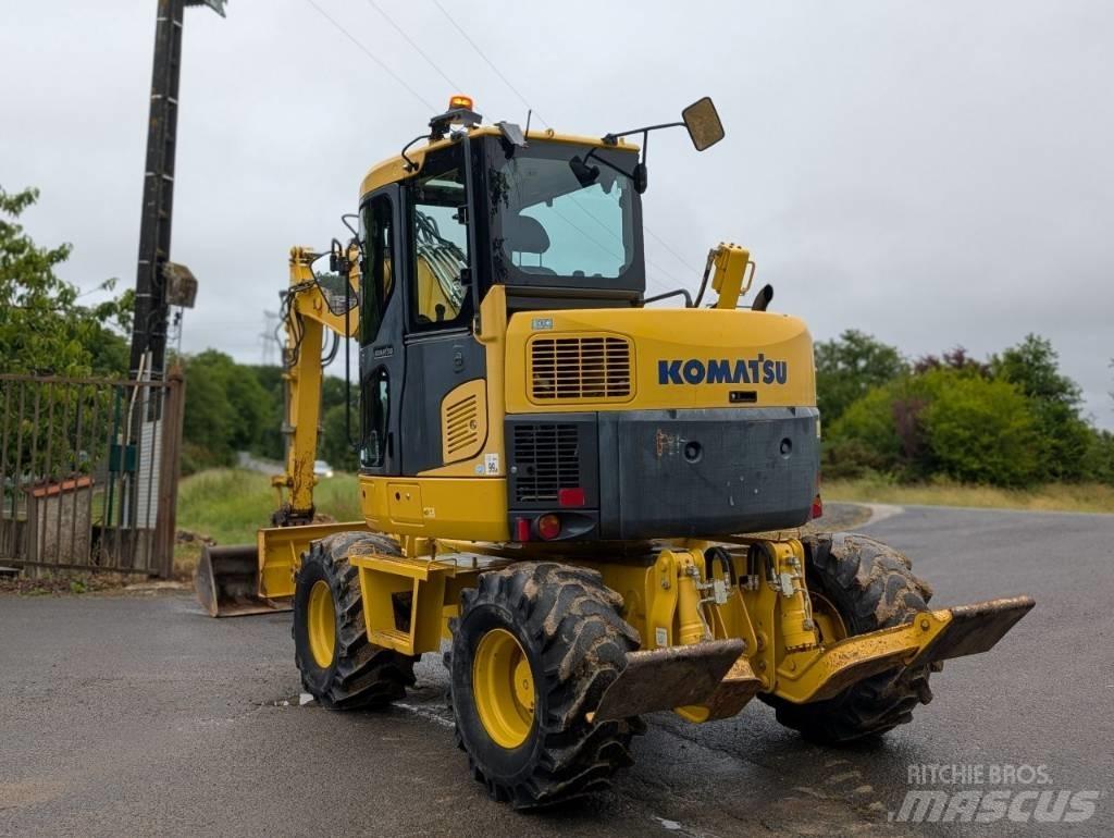 Komatsu PW 98 MR-8 Wheeled excavators