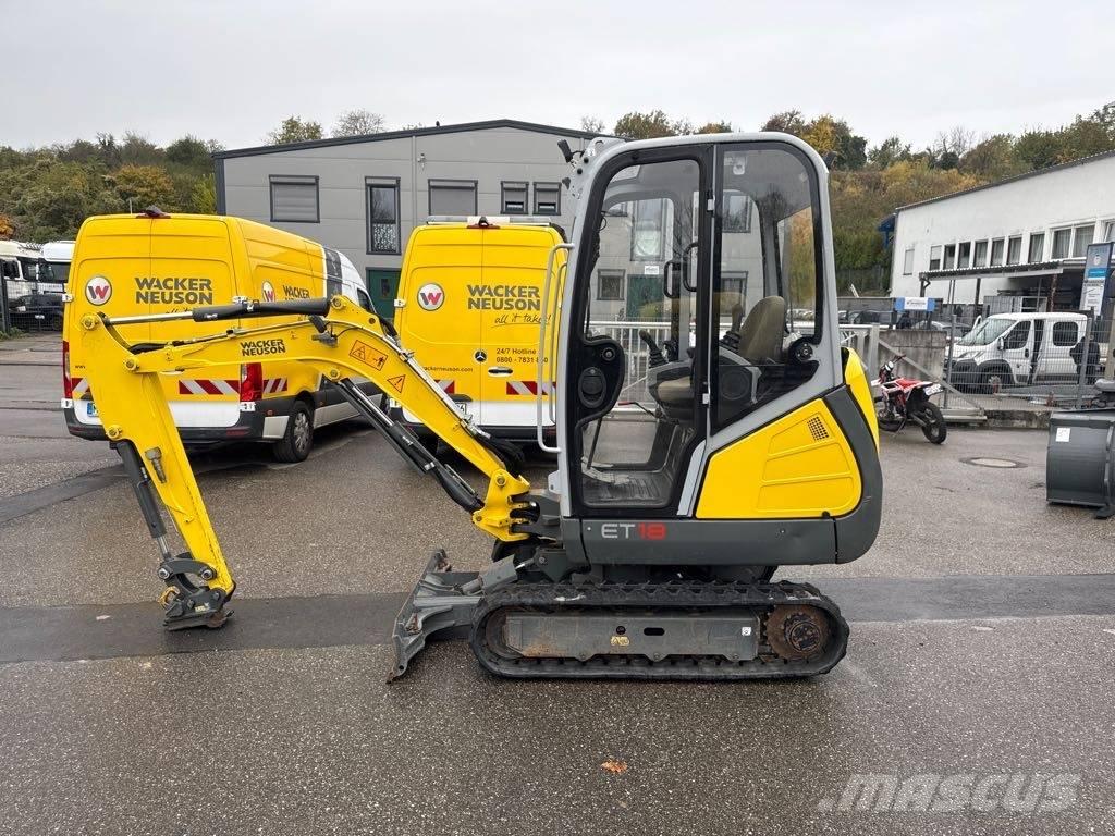 Wacker Neuson ET18 Crawler excavators
