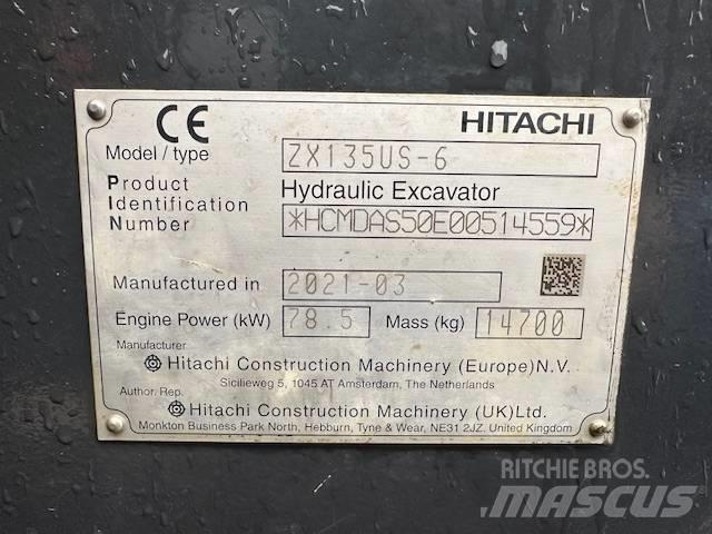 Hitachi ZX 135 US-6 Crawler excavators