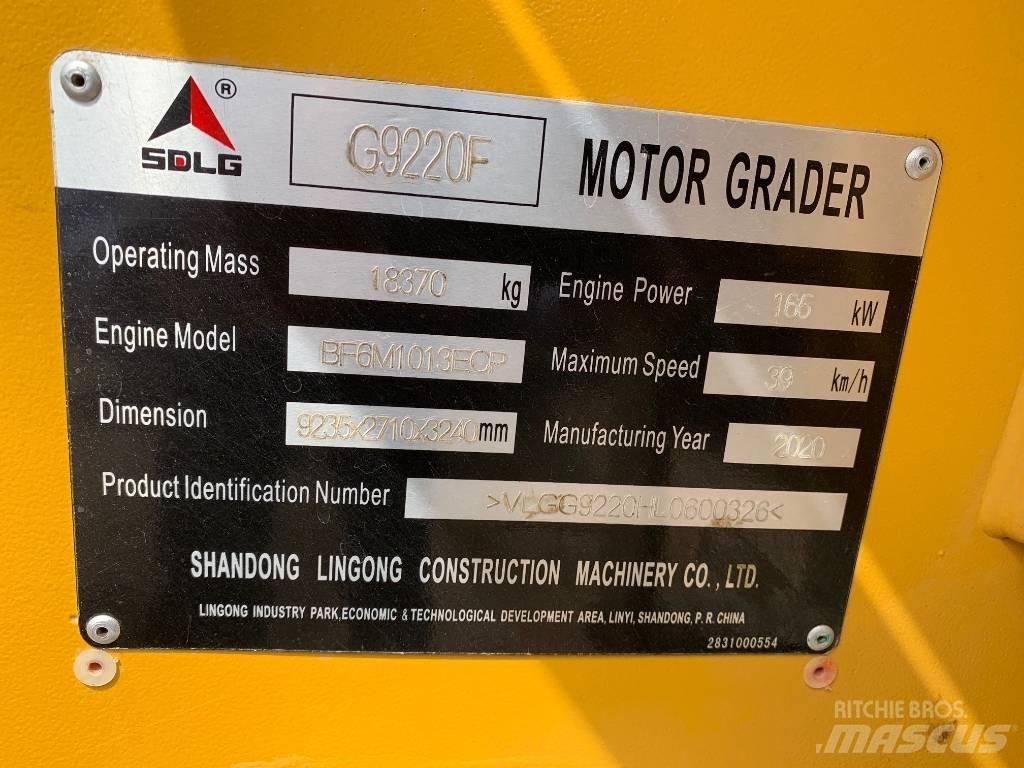 SDLG G 9220 Graders