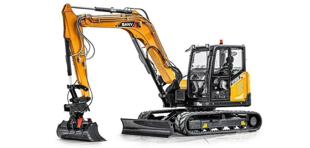Sany SY 80 U DEMO Mini excavators  7t - 12t