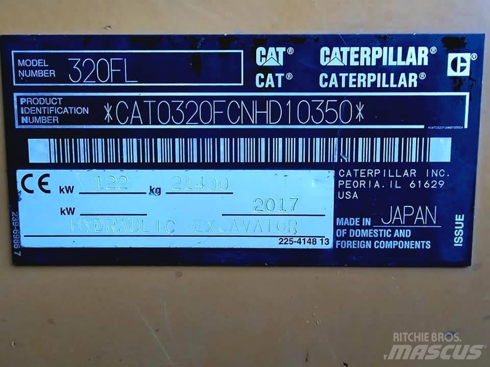 CAT 320 FL Crawler excavators