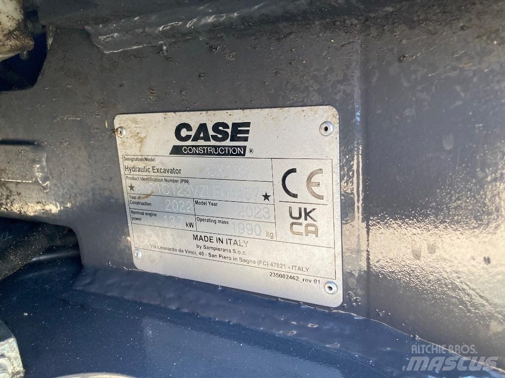 CASE CX 19 D Mini excavators < 7t (Mini diggers)
