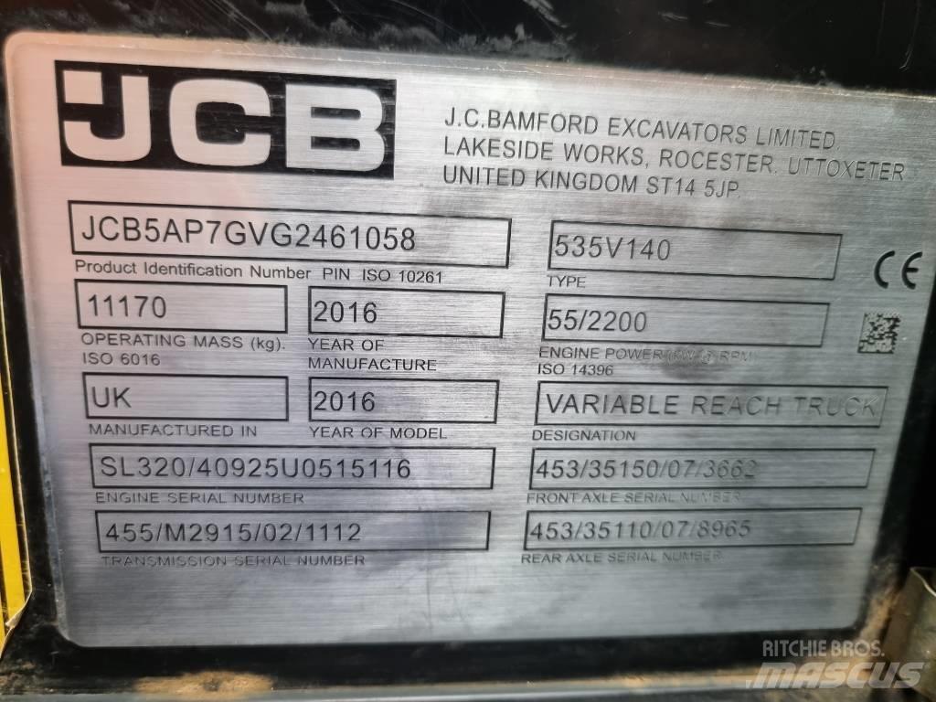 JCB 535-140 Hiviz Telescopic handlers