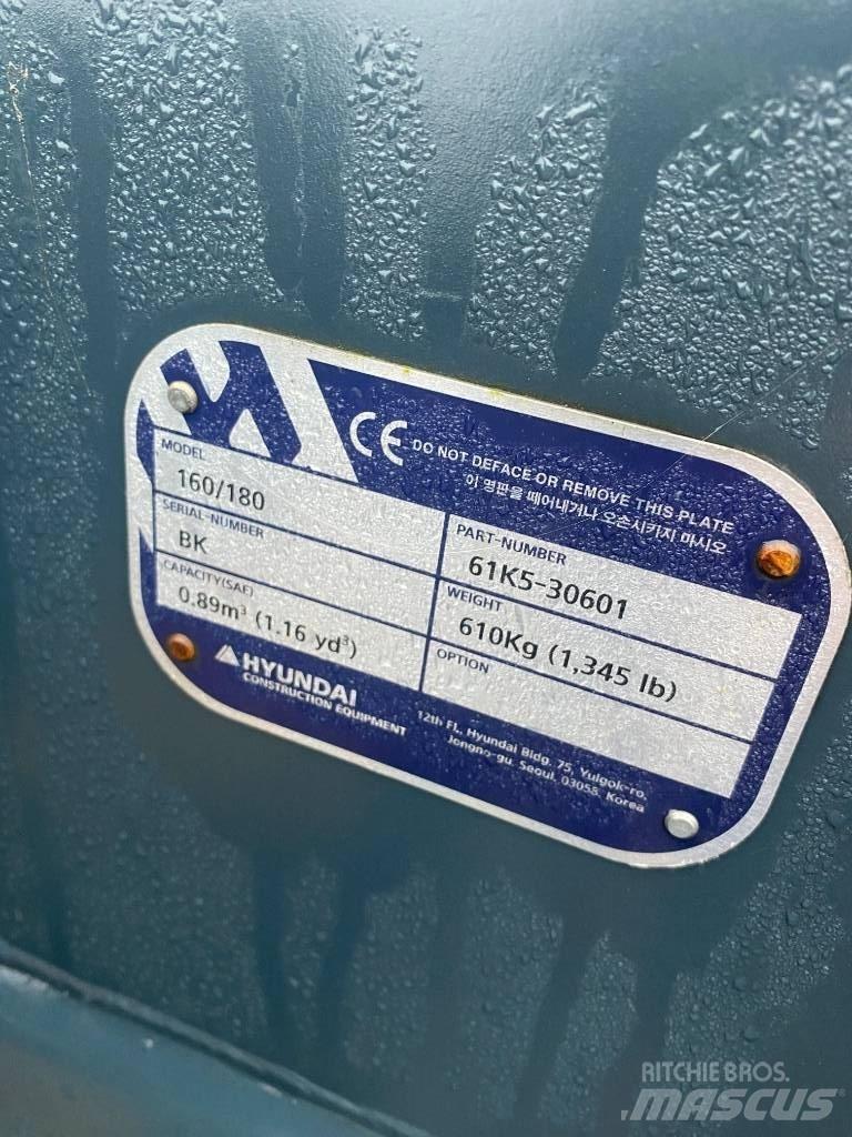 Hyundai 160/180 Buckets