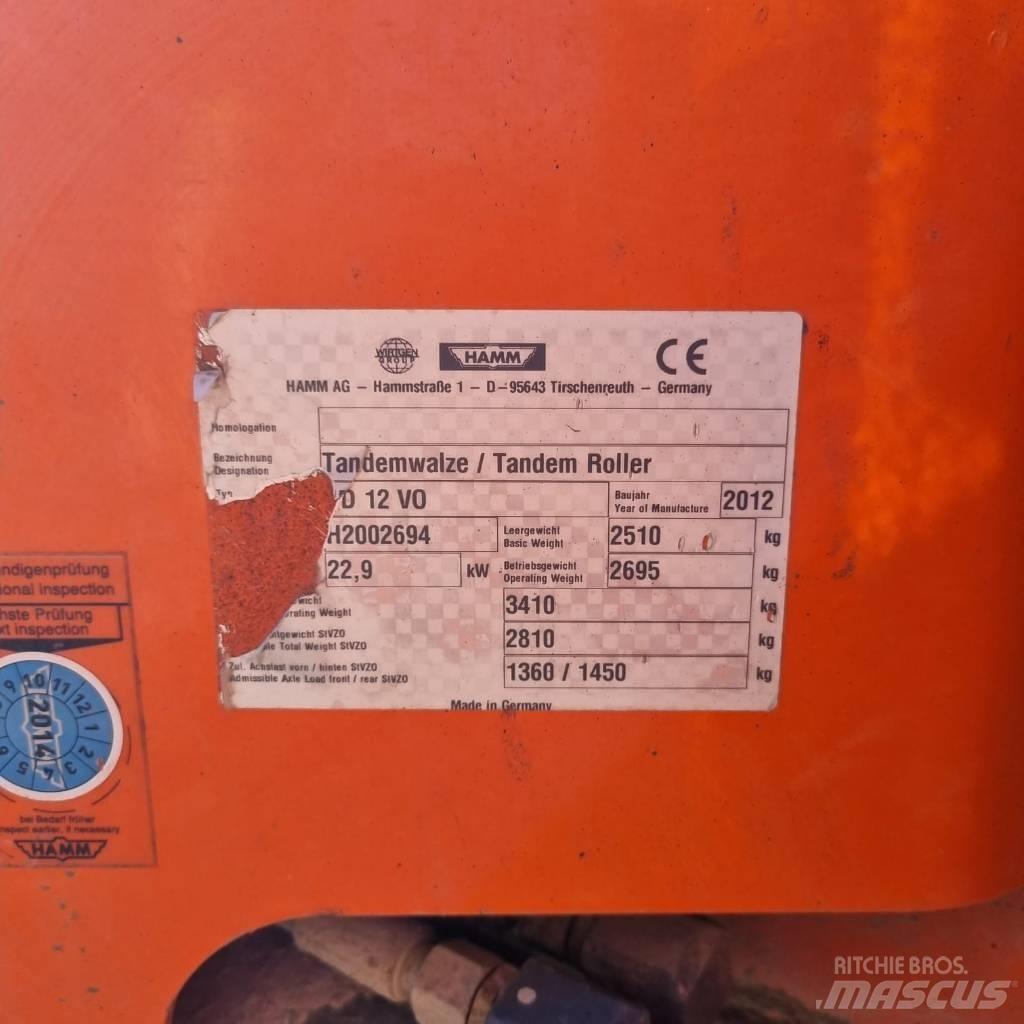 Hamm HD 12 VO Twin drum rollers