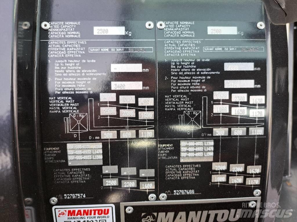 Manitou MC 25-4 Diesel trucks