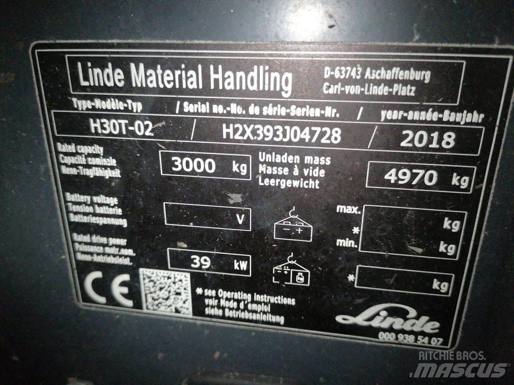 Linde H30T-02 LPG trucks